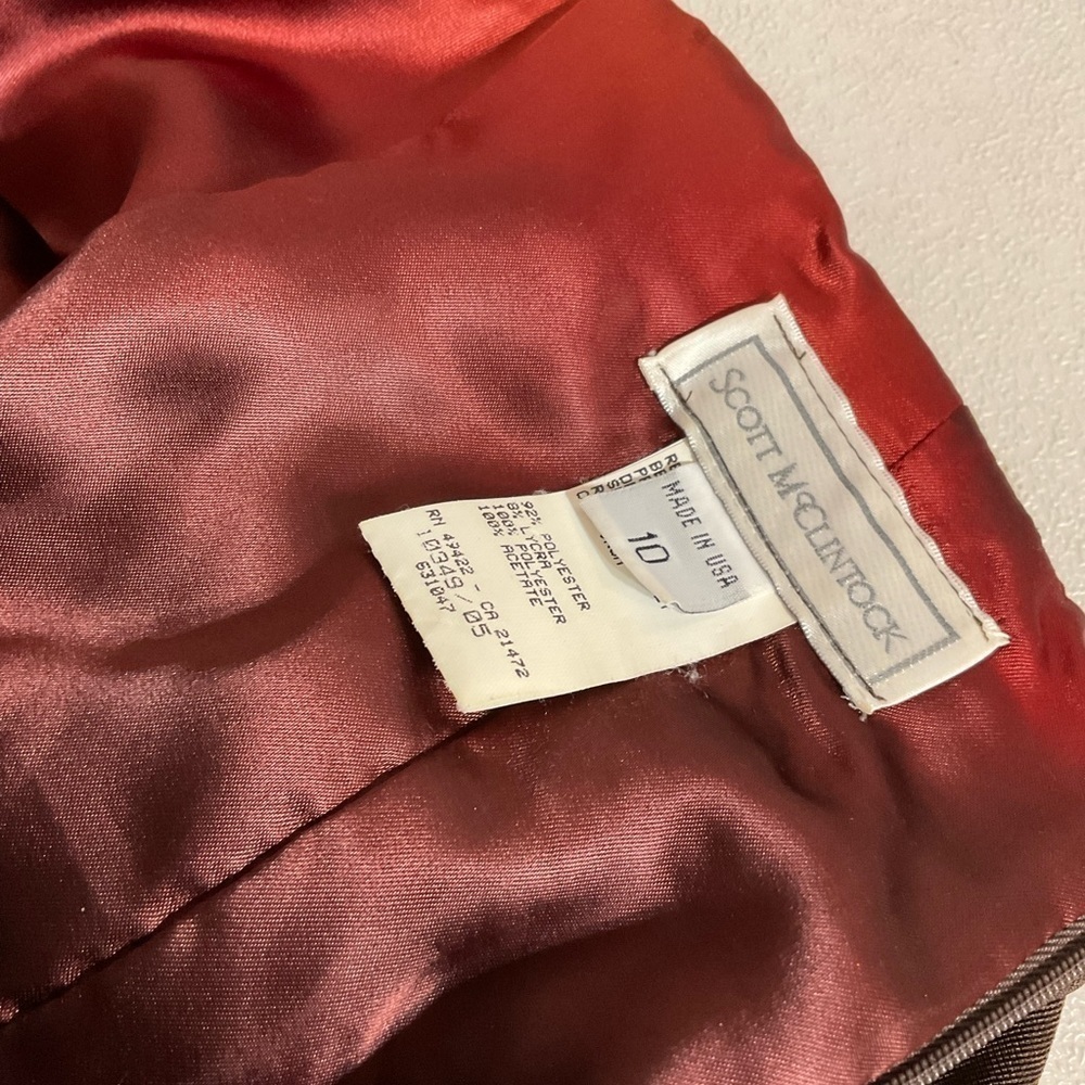 SCOTT McClintock Long Halter Top Dress Size 10 - Picture 10 of 16